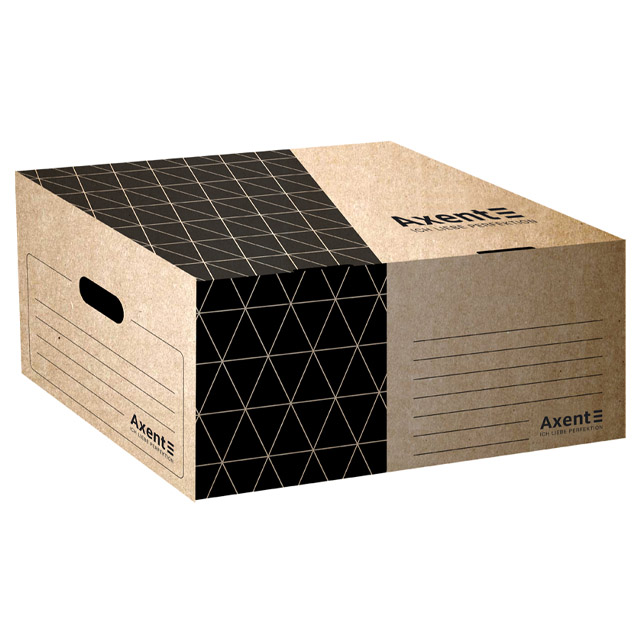 Короб для архівних боксів AXENT (1734-00-A) 560х265х365мм.,коричневий